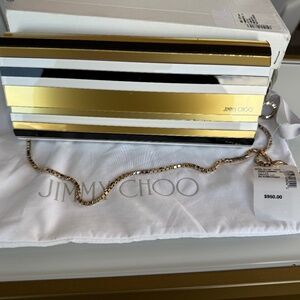 Jimmy Choo acrylic shoulder bag/clutch